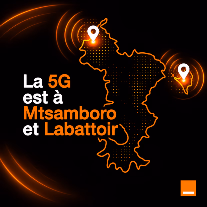 La 5G arrive à Dzaoudzi-Labattoir et Mtsamboro